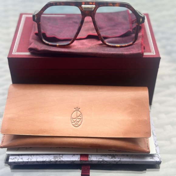 Navigator sunglass made from Japanese acetate - Picture 13 of 16